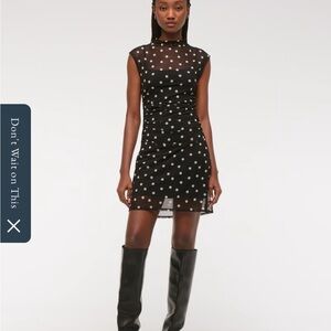 The A&F Paloma Mesh Mini Dress